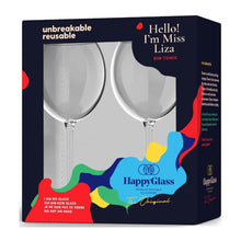 HappyGlass Miss Liza Gin Tonic/cocktailglas, onbreekbaar - set van 2
