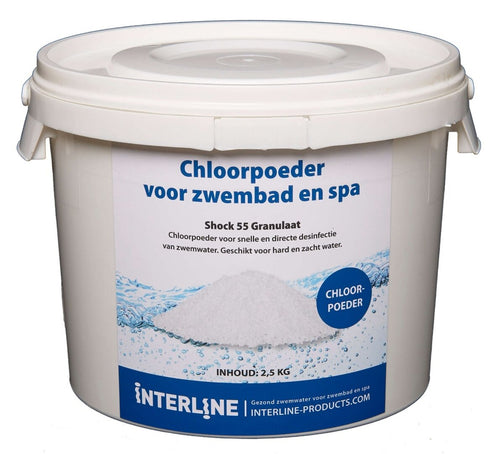Chloorgranulaat 55 (shock) Interline 2.5kg
