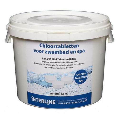 Chloortabletten 90/20 (20gram) Interline 2,5kg