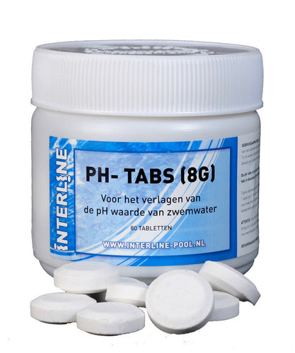 PH-minus tabletten 8gram (80 stuks)
